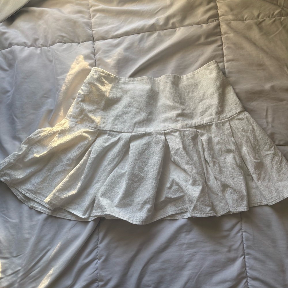 URBAN Romantics White A-Line Skirt